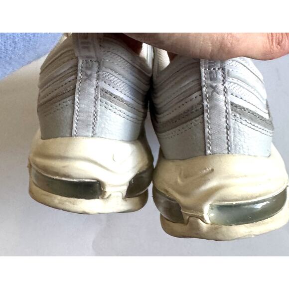 Nike Air Max DZ2629-001 Running Sneakers Silver Gray Size 8 - Picture 7 of 8